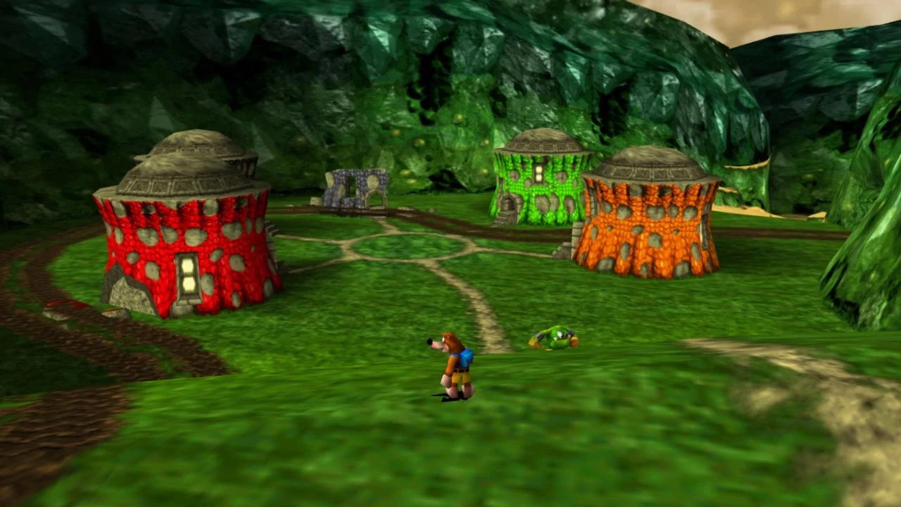 次のゲームプレイ画像を含みます: 画像のスクリーンショット Banjo-Tooie