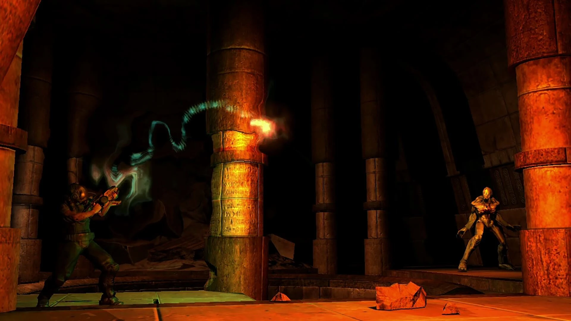 次のゲームプレイ画像を含みます: 画像のスクリーンショット Doom 3