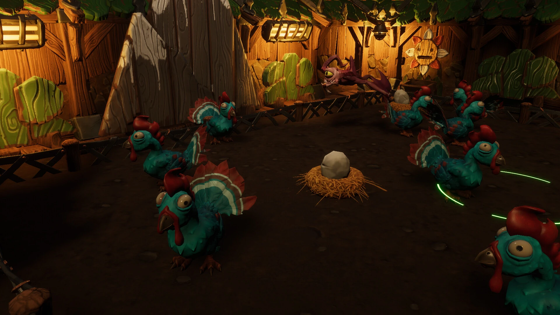 This contains a gameplay image of the game: Screenshot of Dungeons 4