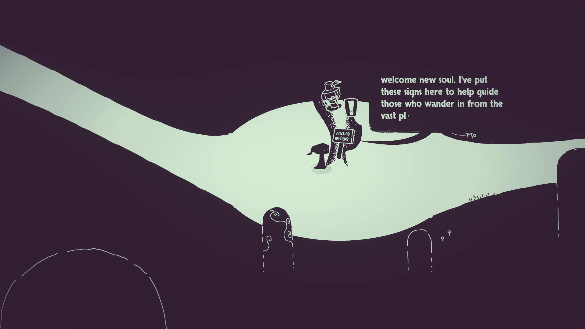 Ceci contient une image de gameplay du jeu : Capture d'écran de Hauntii