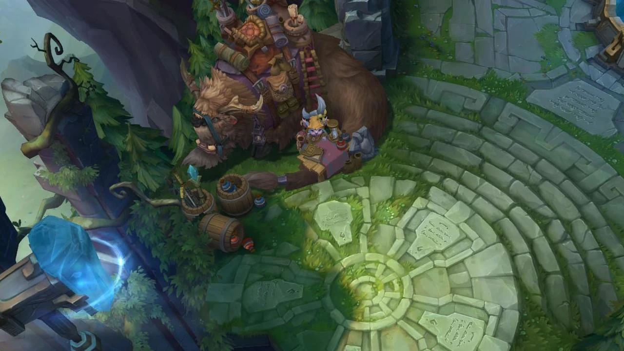 This contains a gameplay image of the game: Screenshot of League of Legends