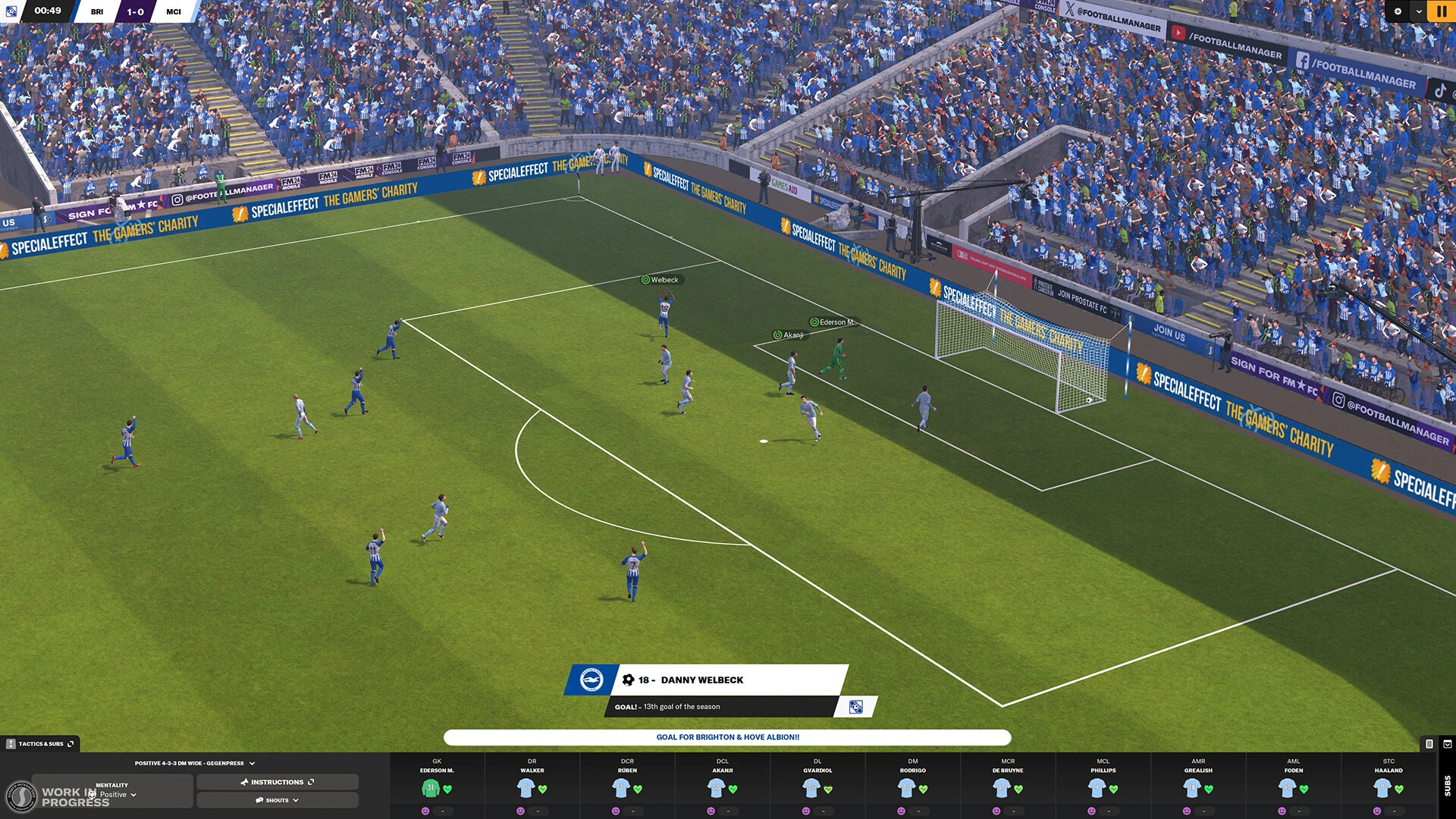 Esto contiene una imagen de juego de: Captura de pantalla de Football Manager 2024