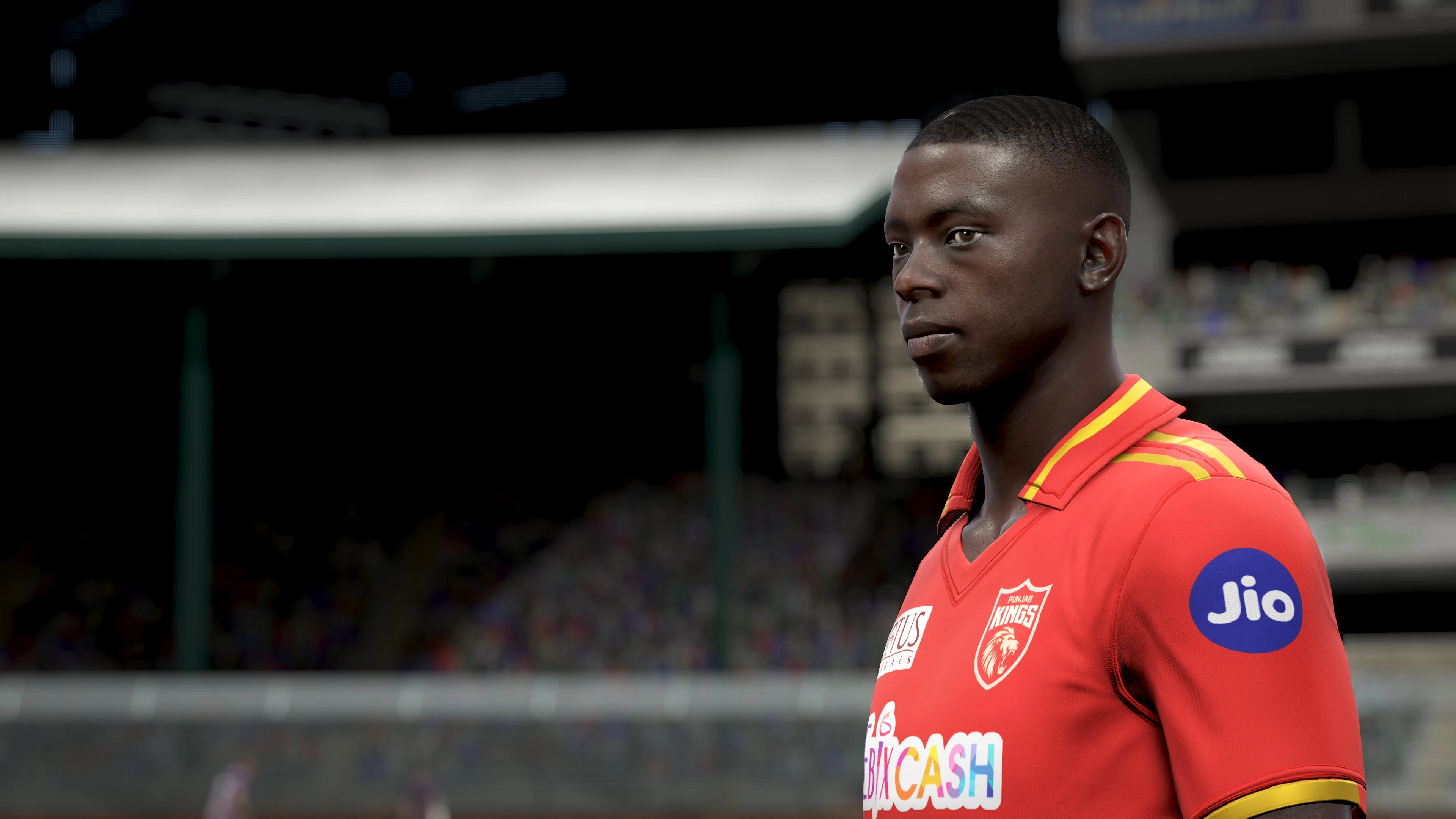 This contains a gameplay image of the game: Screenshot of Cricket 24