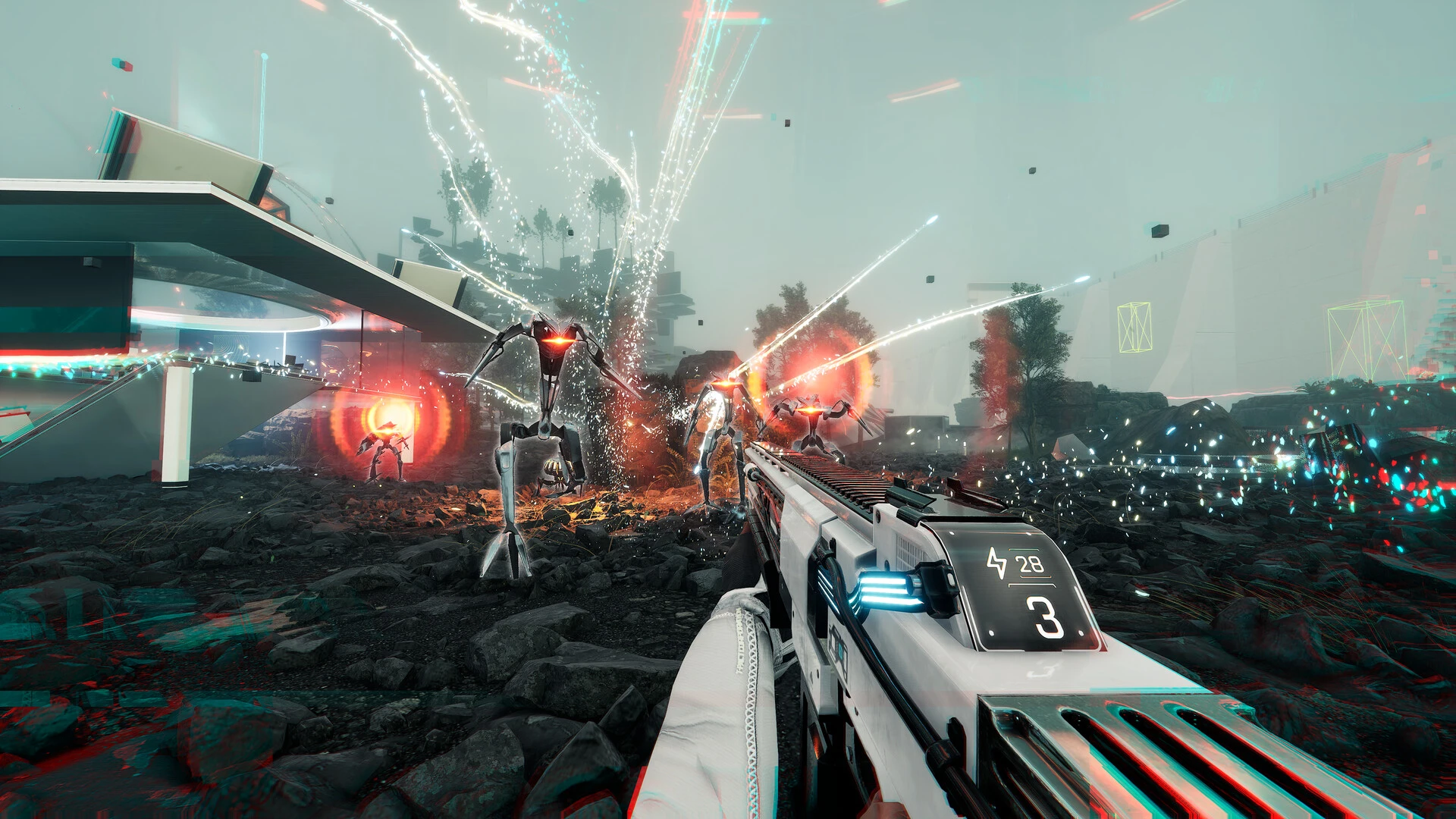 This contains a gameplay image of the game: Screenshot of Void/Breaker