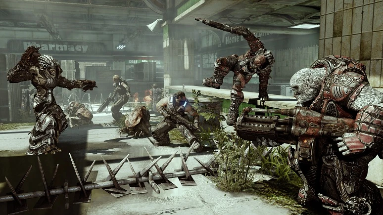 Isso contém uma imagem de jogabilidade do jogo:Captura de tela de Gears of War: Judgment