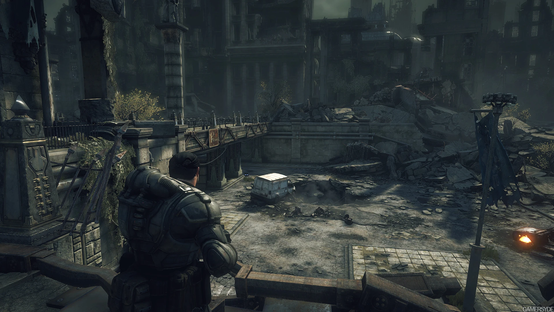 Isso contém uma imagem de jogabilidade do jogo:Captura de tela de Gears of War: Ultimate Edition