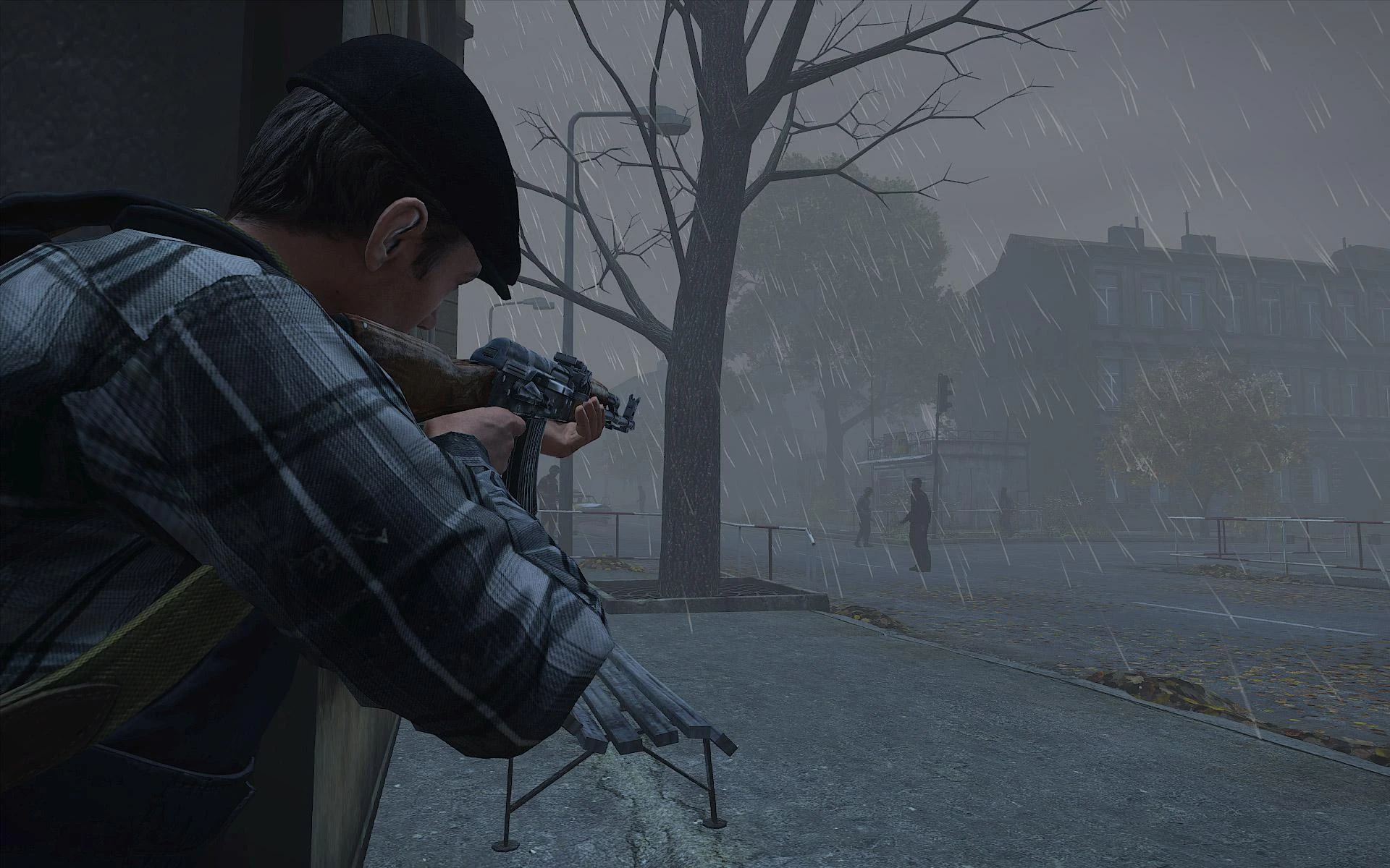 This contains a gameplay image of the game: Screenshot of DayZ
