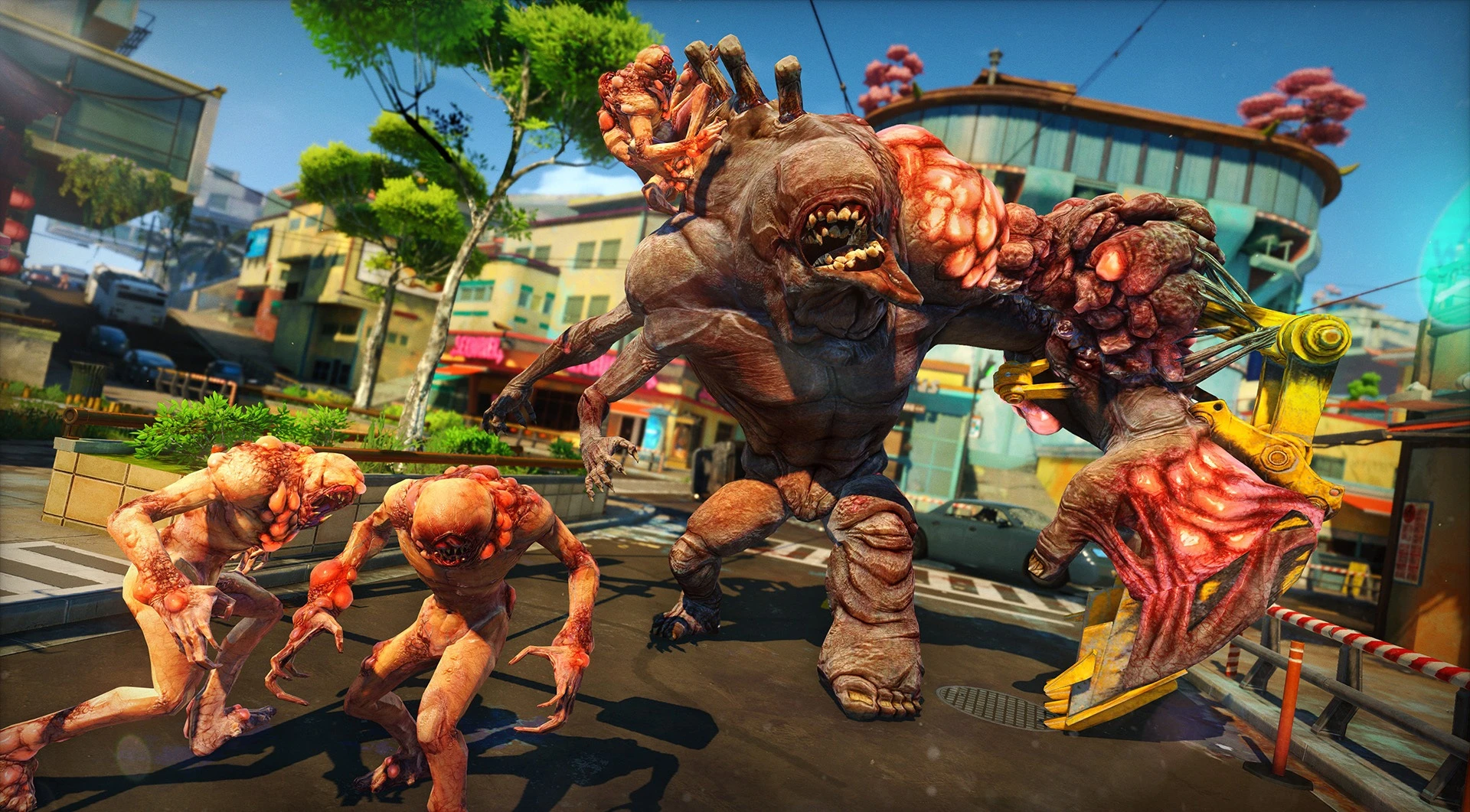 Esto contiene una imagen de juego de: Captura de pantalla de Sunset Overdrive