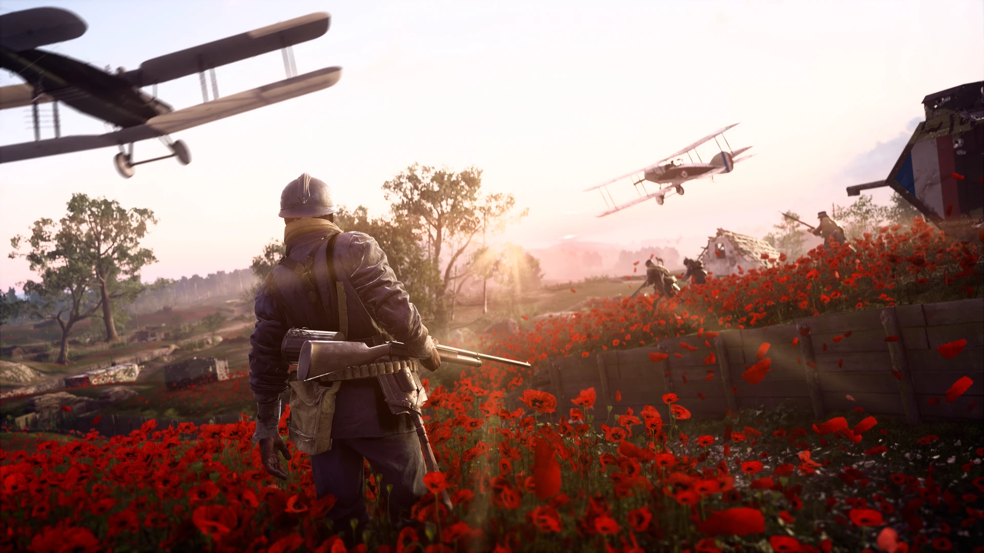 This contains a gameplay image of the game: Screenshot of Battlefield 1: Revolution
